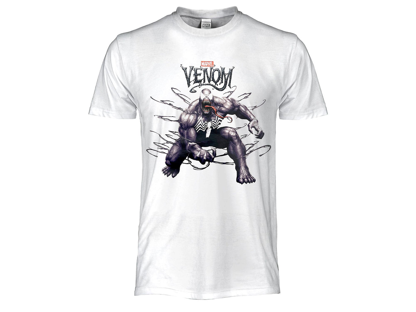 T-Shirt Marvel Venom Bianca