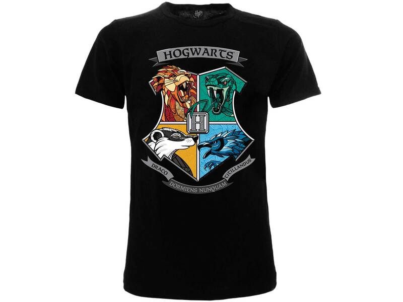 T-Shirt Harry Potter Logo Hogwarts