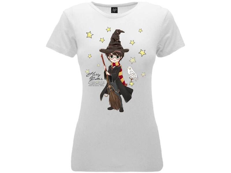 T-Shirt Harry Potter Lady White