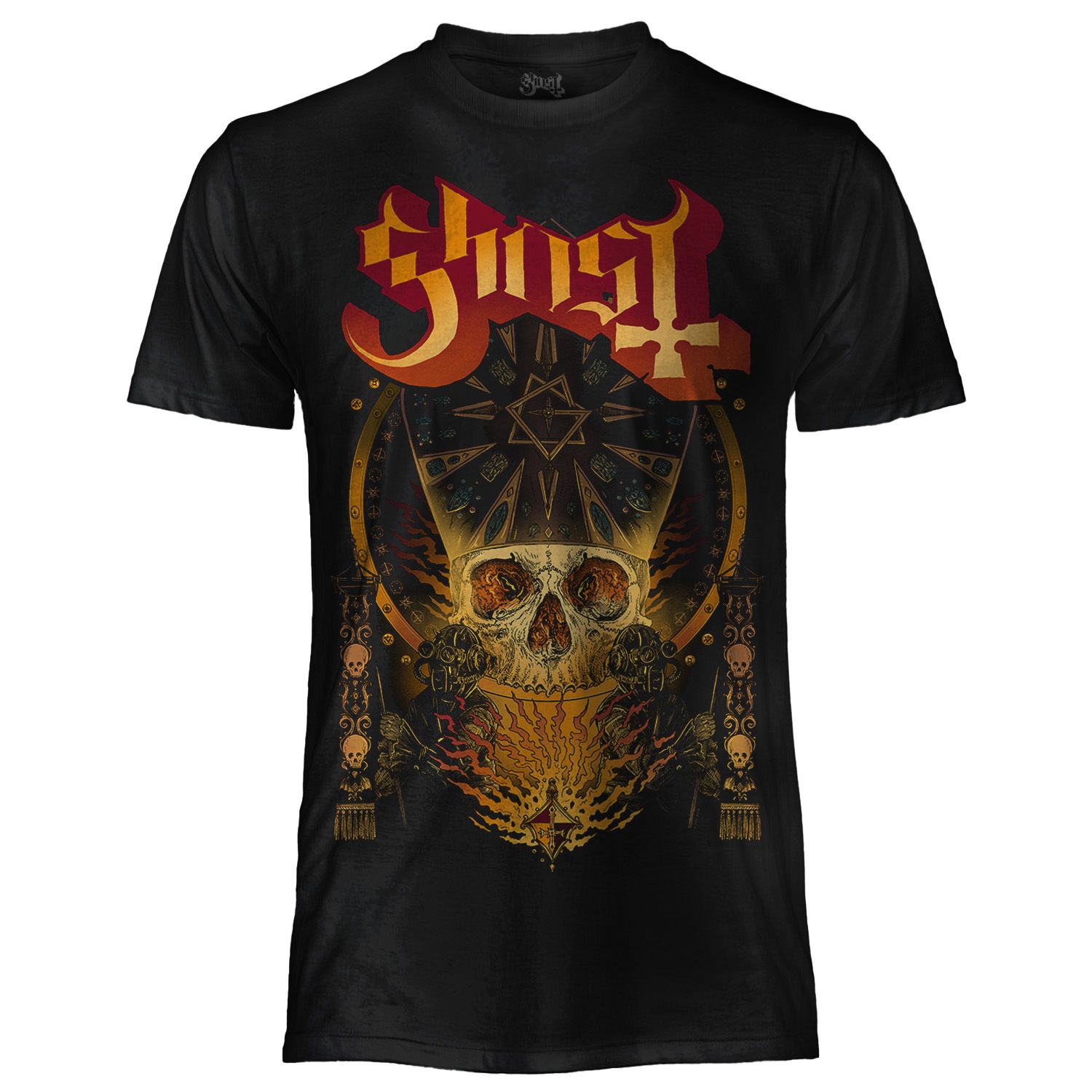 T-Shirt Ghost Papa Flames