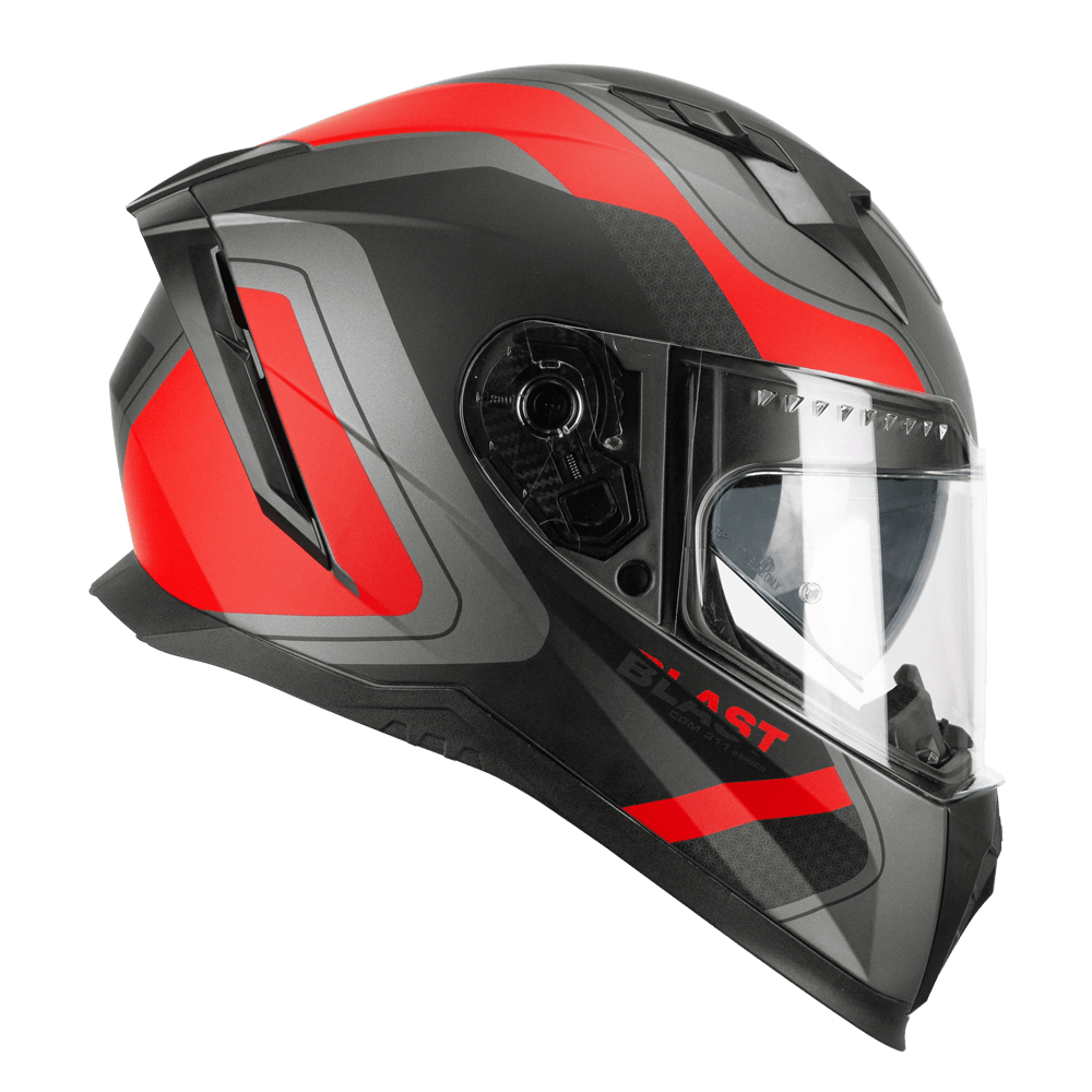 Casco Integrale Blast Antracite/rosso Opaco