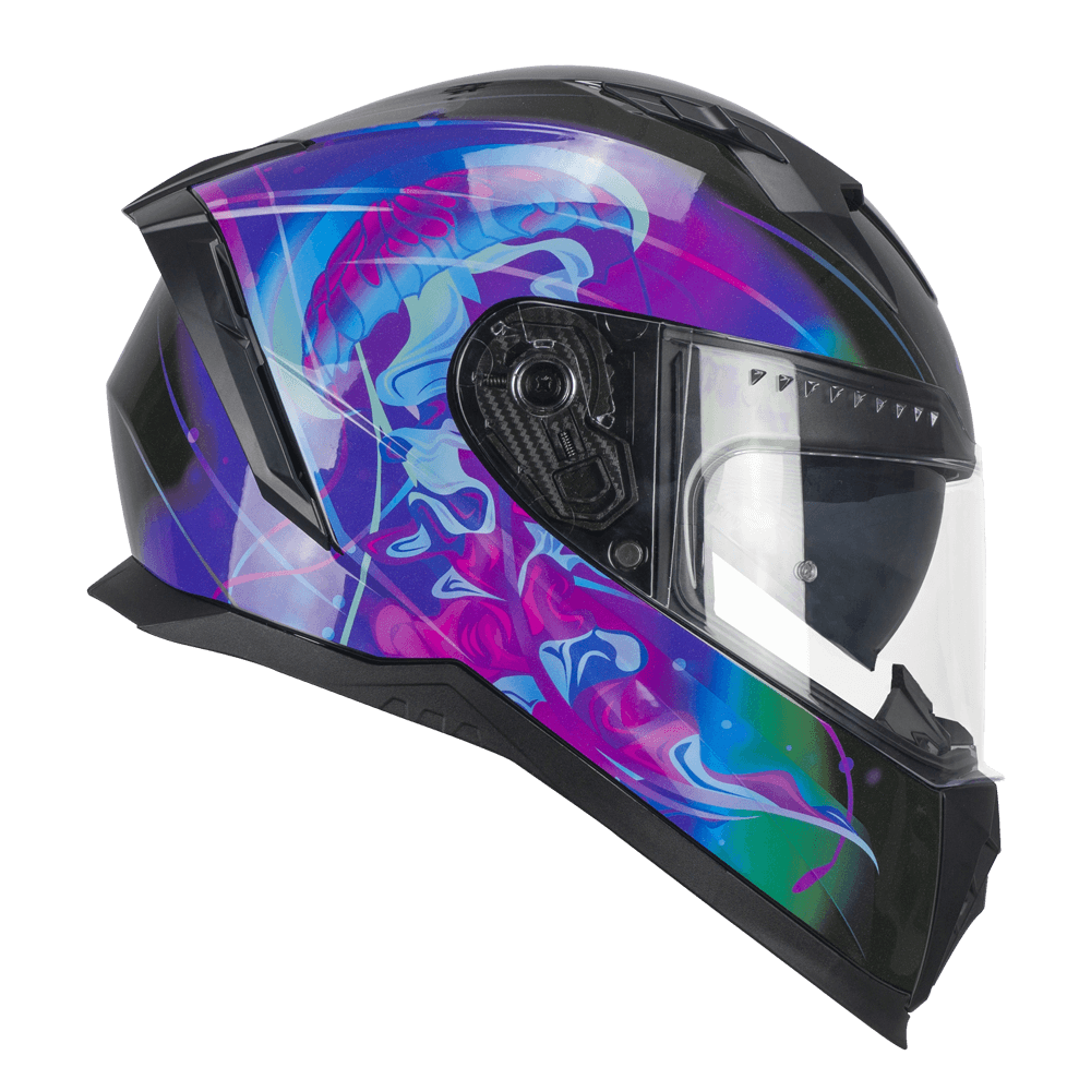 Casco Integrale Blast Nero Viola