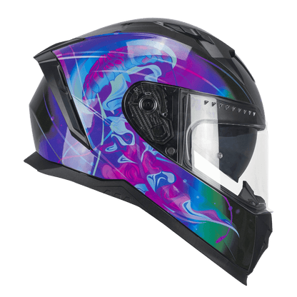 Casco Integrale Blast Nero Viola