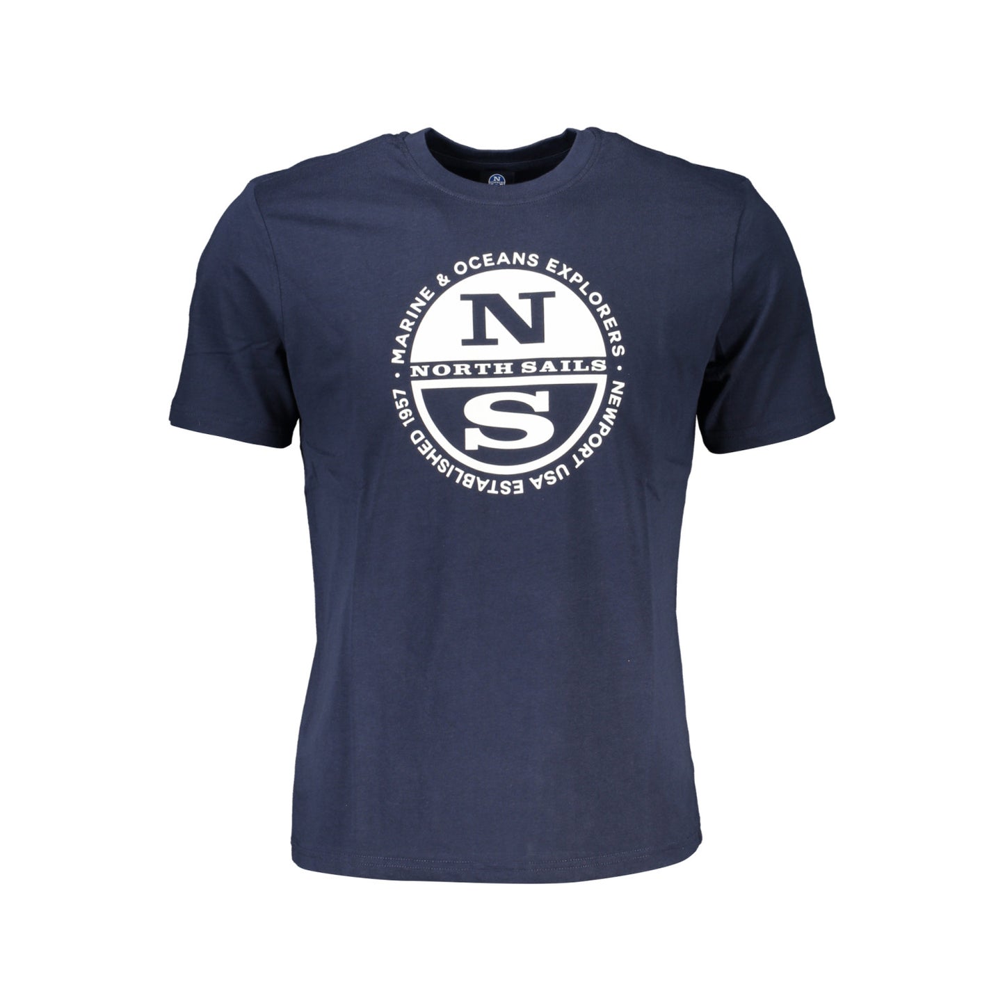 T-Shirt North Sails Blu Logo Oceans