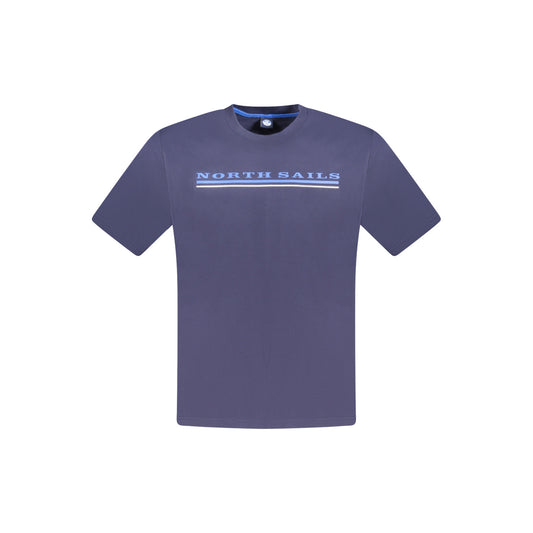 T-Shirt North Sails Blu Scritta Azzurra