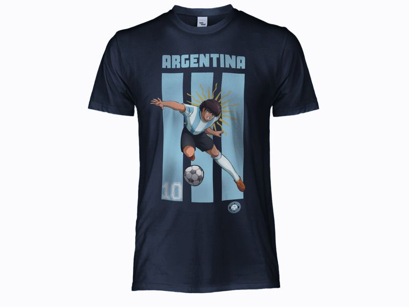 T-Shirt Ufficiali Captain Tsubasa Argentina