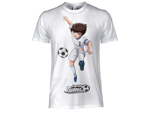 T-Shirt Ufficiali Captain Tsubasa Bianca