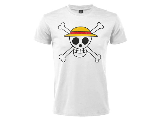 T-Shirt Ufficiali One Piece Logo Bianca