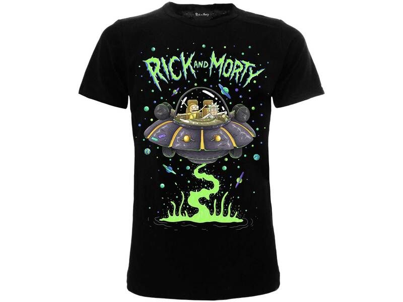 T-Shirt Ufficiali Rick & Morty Navicella