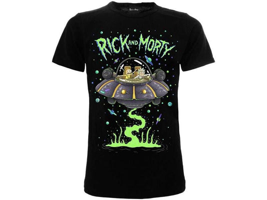 T-Shirt Ufficiali Rick & Morty Navicella