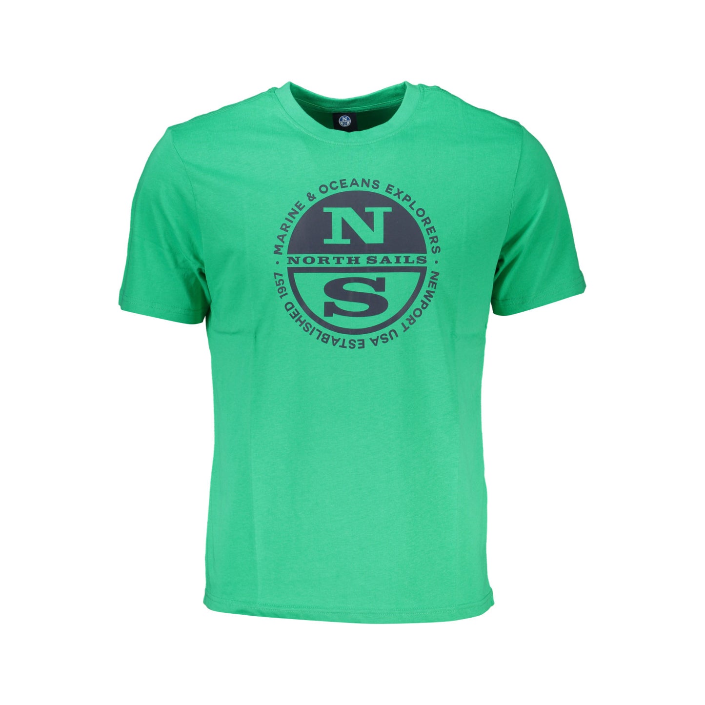 T-Shirt North Sails Verde Logo Oceans