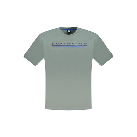 T-Shirt North Sails Verde Scritta