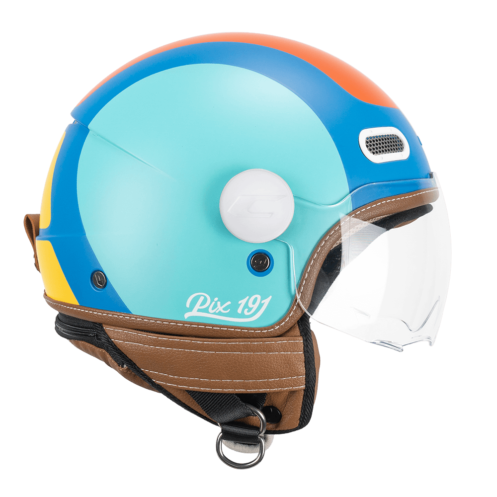 Casco CGM 191 Pix Vintage Visiera Sagomata Colori Vari - Scorpion Chrome Store