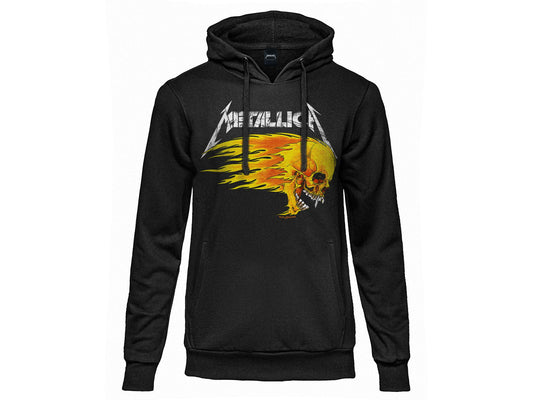 Felpa Metallica Flaming Skull - Scorpion Chrome Store