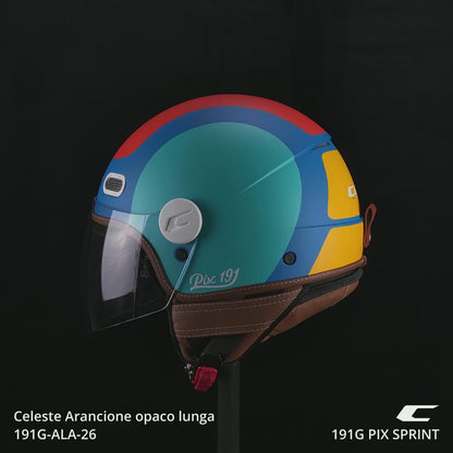 Casco CGM 191 Pix Vintage Visiera Lunga Colori Vari