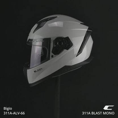 Casco Integrale Blast Bigio Lucido