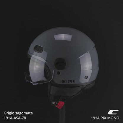 Casco CGM 167 Flo Mono Antracita Visera perfilada mate