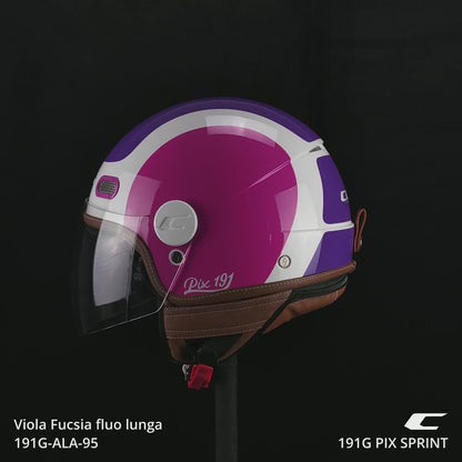 Casco CGM 191 Pix Vintage Visiera Lunga Colori Vari