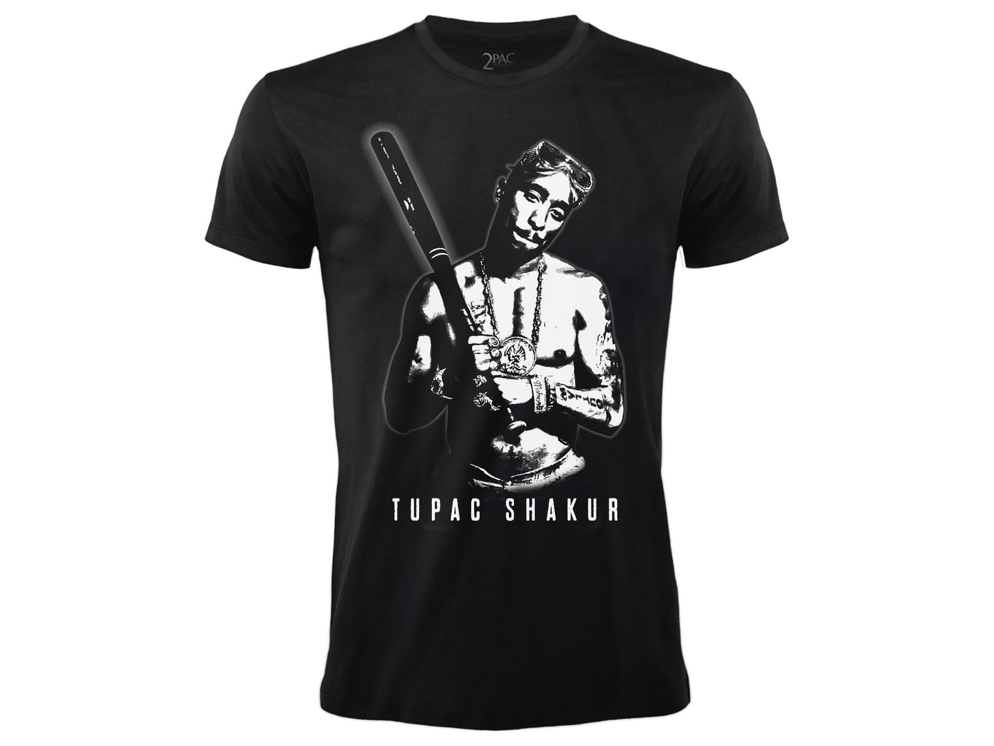 T-Shirt 2Pac Baseball - Scorpion Chrome Store