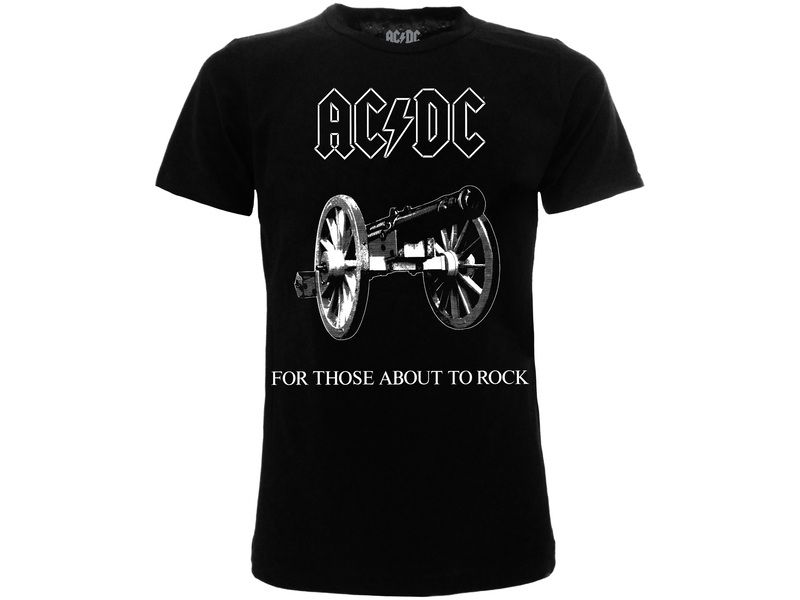 T-Shirt Ac - Dc For those about to Rock B/W - Scorpion Chrome Store