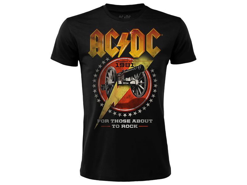 T-Shirt Ac - Dc For those about to Rock Color - Scorpion Chrome Store