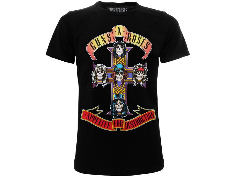 T-Shirt Guns 'n Roses Appetite for Destruction - Scorpion Chrome Store