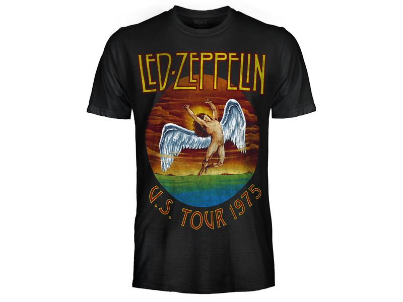 T-Shirt Led Zeppelin U.S. Tour 1975 - Scorpion Chrome Store